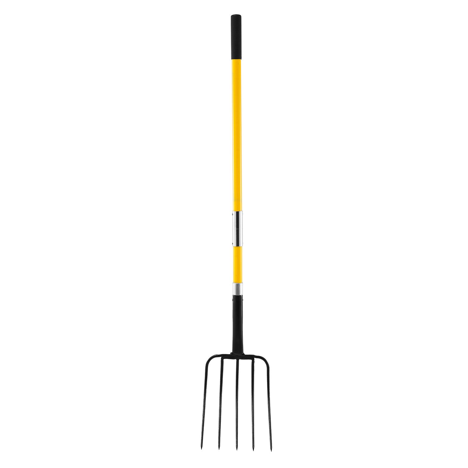 Garden Fork, 5-Tine Gardening  - Spade Digging Fork 评论和价格