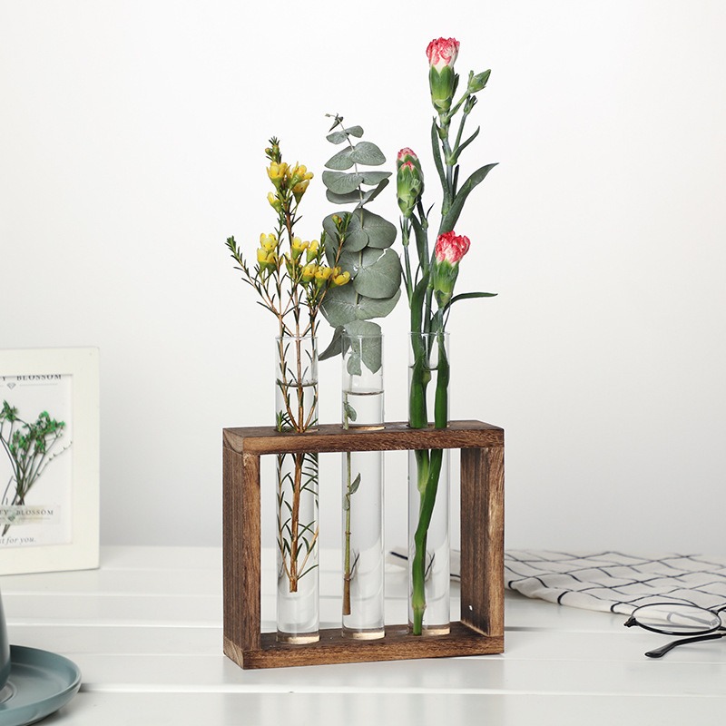 5-Tube Glass Hydroponic Plante - Self-Watering Planter 评论和价格