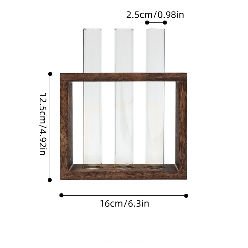 5-Tube Glass Hydroponic Plante - Self-Watering Planter 评论和价格