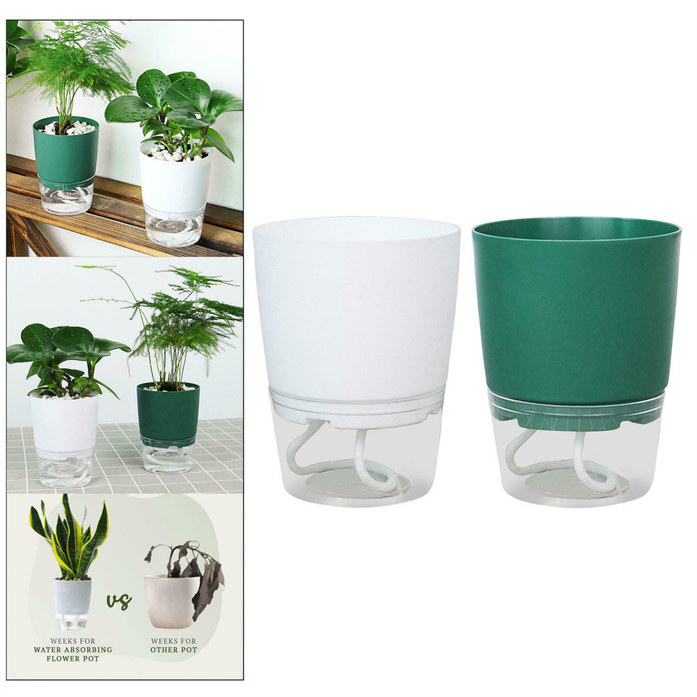 Lazy Hydroponic Flower Pot Aut - Automatic Plant Waterer 评论和价格